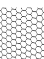 Siatka dla drobiu hex. ocynk. 25/0,8mm 0,5X25m